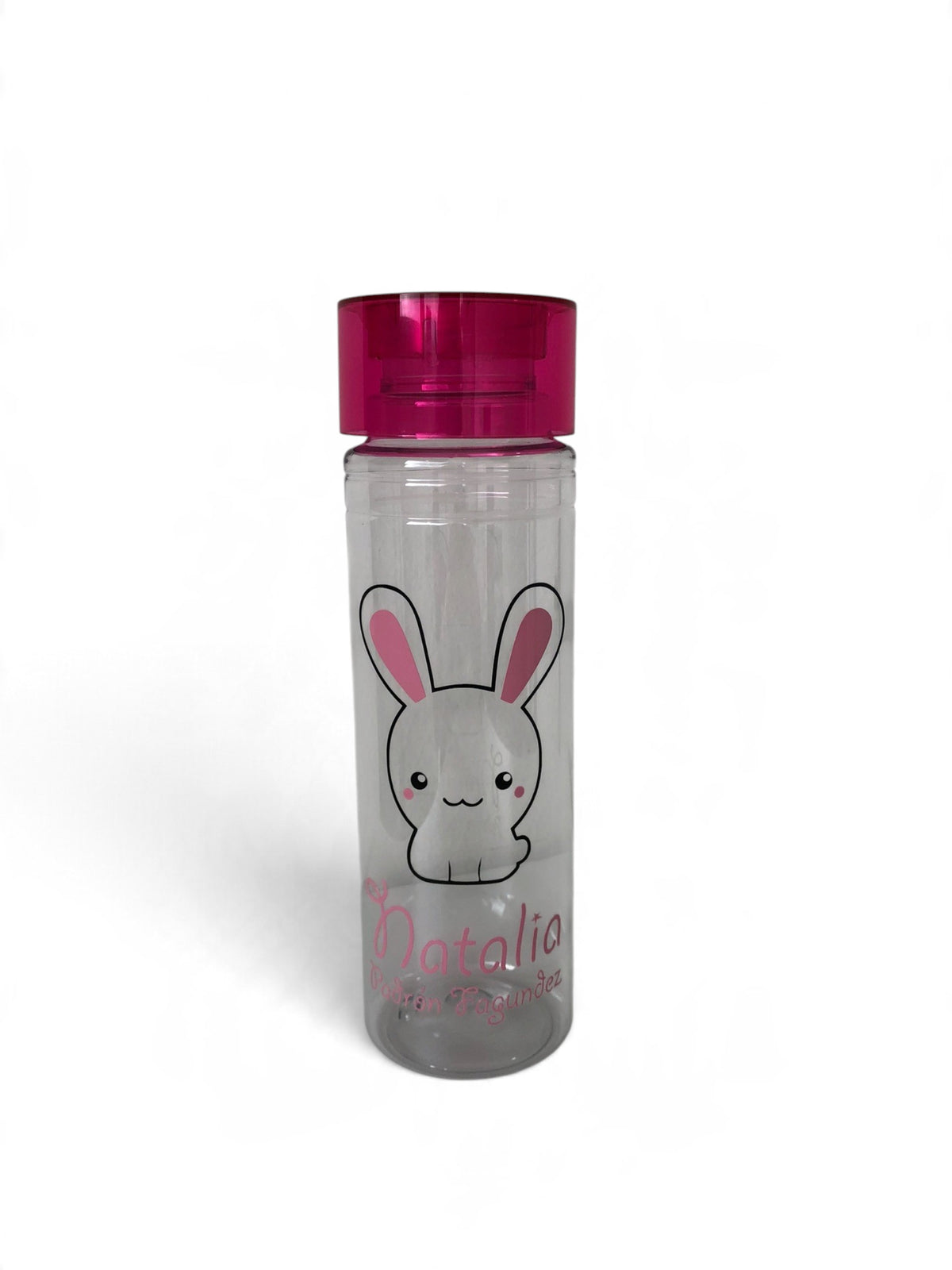 Cilindro Spring transparente de 850 ml en plástico PET con tapa de rosca Twist-Off de color personalizado en Toluca y Metepec.